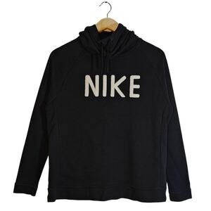 Nike NSW Funnel Neck French Terry Hoodie with Chenille Logo